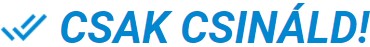 Csak csináld logo